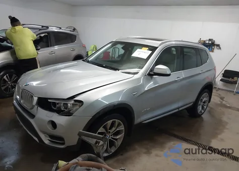 2015 BMW X3 xDrive28I из США, поврежденный, VIN 5UXWX9C59F0D57429